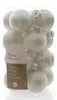 Pupazzetti di Natale bianchi Set di 16 pezzi da 3,5 cm Anteprima dell’immagine prodotto 2