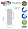 GERMAN ROTPUNKT 80 Thermoskanne 0,5L GLAS THERMALEINSATZ + Produktbild-Vorschau 10