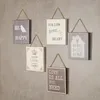 5er Set Wandbilder 20x20cm Motivationsbilder Shabby Chic Produktbild-Vorschau 6