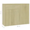 vidaXL Credenza rovere Sonoma 88x30x70 cm materiale a base Anteprima dell’immagine prodotto 14