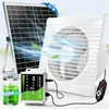 8000mAh Solarpanel Solar Ventilator 22W Abluftventilator Produktbild-Vorschau 1