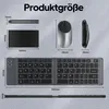 Tragbares 3-in-1 Klappbares Tastatur-Maus-Set mit Dual-Mode Produktbild-Vorschau 4