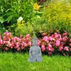 Relaxdays 10025658_940, Šedá, Poly pryskyřice, Buddha, 1 Náhled obrázku produktu 3