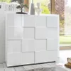 Credenza - MILANO - 2 ante - Laccato lucido bianco - 121 x Anteprima dell’immagine prodotto 16