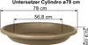 MePla - Untersetzer Cylindro ø 78 taupe Produktbild-Vorschau 2