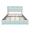 INONEFT Polsterbett 180x200cm mit 4 Schubladen, Jugendbett Produktbild-Vorschau 11