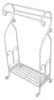Milani Home - portasciugamani in metallo bianco anticato, Anteprima dell’immagine prodotto 2
