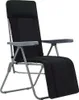 Klappbare Gartenstühle mit Polstern 2 Stk. Schwarz Produktbild-Vorschau 2