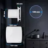 EBERG AXI 100 T Wentylator Łazienkowy 100 mm Timer Klapa Podgląd zdjęcia produktu 9