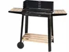Holzkohlegrill mit Holzablagen 94X78X42 cm Produktbild-Vorschau 3