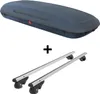 Dachbox VDPCA480 480Ltr carbonlook + Alu Relingträger Produktbild-Vorschau 1