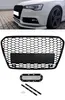 Kühlergrill Waben + Emblem Halter SCHWARZ GLANZ für Audi A5 8T Facelift 12-16 – Produktansicht Productafbeelding-voorbeeld