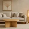 Stolik kawowy FAVI, 75 cm, minimalistyczny i ponadczasowy - Podgląd zdjęcia produktu 4