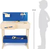Établi pour enfants bleu avec accessoires Voir les images du produit 8
