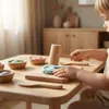 Mini drevené kladivo pre deti z bukového dreva, 18 cm, Náhľad obrázku produktu 6