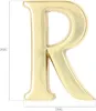 KOTARBAU® Písmeno "R" z mosadze 10 cm pre domy, sídliská, Náhľad obrázku produktu 2