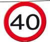 Wimpelkette 12 Meter Verkehrsschild 40 Produktbild-Vorschau 3
