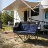 ECD Germany Campingstuhl faltbar für 2 Personen Blau Produktbild-Vorschau 10