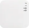 A white, square-shaped device with rounded corners, featuring several small icons and buttons on the top right corner. Náhled obrázku produktu