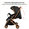 Poussette pliable dossier réglable 0-6 ans avec habillage Voir les images du produit 4