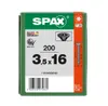 SPAX Senkkopf 3.5x 16 VG Torx 20 verzinkt schwarz  / Produktbild-Vorschau 17