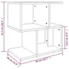 Comodino in rovere fumé 50x30x51,5 cm materiale in legno Anteprima dell’immagine prodotto 8