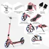 COSTWAY Monopattino pieghevole per bambini con luci, Anteprima dell’immagine prodotto 8