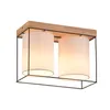 ZMH stropní lampa ložnice stropní světlo vintage 2 plameny Náhled obrázku produktu 9