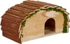 Relaxdays Igelhaus, Holz & Moos, Igelhotel mit Boden, Produktbild-Vorschau 4