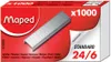 Maped Heftklammern 24/6, verzinkt, Kleinpackung Podgląd zdjęcia produktu 2