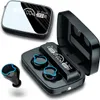 A set of wireless earbuds and their charging case, displayed on a white background. Produktbild-Vorschau