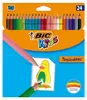 BIC KIDS farebné ceruzky Tropicolors 2, krabica 24 ks Náhľad obrázku produktu 1
