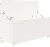 vidaXL Lavice bílá 110x41x76,5 cm Borovicový masiv Náhled obrázku produktu 7