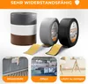 Collage showing product rolls and application examples. Produktbild-Vorschau