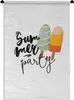 MuchoWow® Wandteppich Wandbehang Sommer - Eis - Grau Produktbild-Vorschau 1