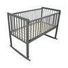 Kinderbett / Beistellbett / Wiege 3in1 120x60 cm grau Produktbild-Vorschau 2