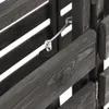 vidaXL Box na 3 koše 210x75x121 cm z masívneho borovicového Náhľad obrázku produktu 5