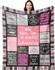Gemusterte Flanelldecke 150x130 cm Geschenk für Frauen, Produktbild-Vorschau 1