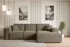 ALTDECOR Ecksofa in L-Form SERRA-L - 266x169x80 cm Braun - Produktbild-Vorschau 1