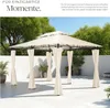 Luxus Garten Pavillon Emine 4x3m mit 6 Seitenteilen - creme Produktbild-Vorschau 6
