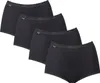 Sloggi Women Basic Maxi, dames maxi slip (4-Pack), zwart Produktbild-Vorschau 4