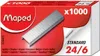 Maped M324605, Klammerpack, 26/6, 6 mm, 1000 Heftklammern, Produktbild-Vorschau 2