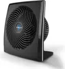 A black Vornado fan is shown on a white background. Podgląd zdjęcia produktu