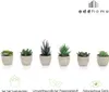 addhome 6er Set Kunstpflanzen Sukkulenten in Produktbild-Vorschau 3