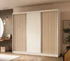 AX LIVING Cabinio Schwebetürenschrank Weiß – 240cm Artisan Produktbild-Vorschau 2