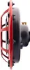 Side view of a red and black car horn. Podgląd zdjęcia produktu
