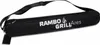 A black carrying bag with a shoulder strap and white text and logo. Produktbild-Vorschau