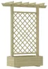 vidaXL Pergola s boxom na sadenice 162x56x204 cm drevo Náhľad obrázku produktu 5