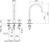 Dornbracht 20815892-00 Dreilochbatterie Tara. Produktbild-Vorschau 2