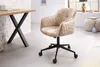 Höhenverstellbarer Design Bürostuhl EUPHORIA champagner Produktbild-Vorschau 4